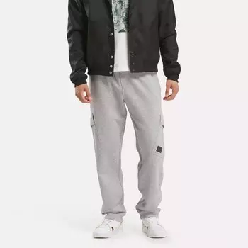 Флисовые брюки-карго Team Tradition Reebok, серый