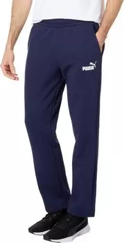 Флисовые брюки с логотипом Essentials PUMA, цвет Peacoat