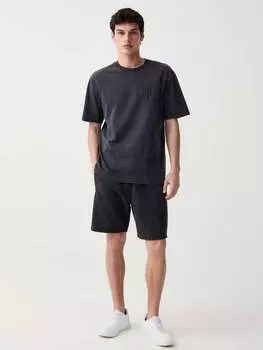 Флисовые джоггеры-бермуды Grand & Hills, цвет graphite grey