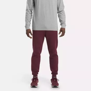 Флисовые джоггеры Identity Reebok, бордовый