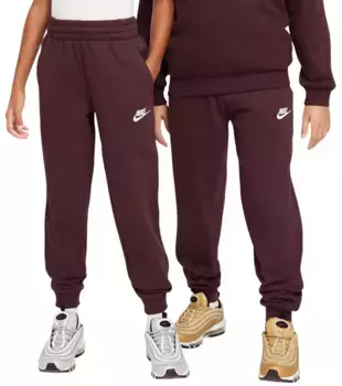 Флисовые джоггеры Nike All Kids Fit Sportswear Club, цвет Burgundy Crush