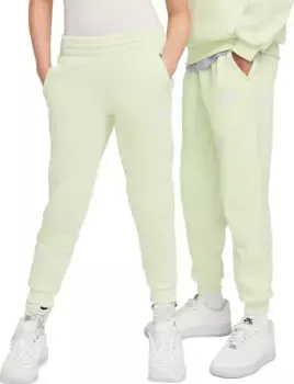 Флисовые джоггеры Nike All Kids Fit Sportswear Club, цвет Lime Ice/White