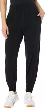 Флисовые джоггеры Repose Luxe 27 дюймов Sweaty Betty, черный