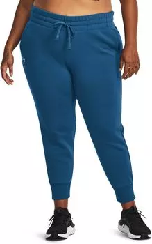 Флисовые джоггеры Rival больших размеров Under Armour, цвет Varsity Blue/White