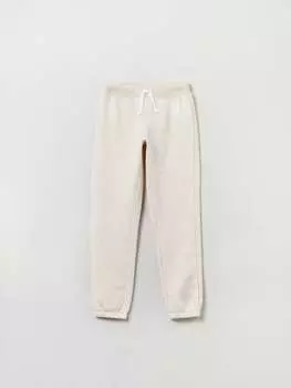 Флисовые джоггеры с логотипом Gap, цвет beige marl