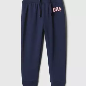 Флисовые джоггеры с логотипом Gap, синий