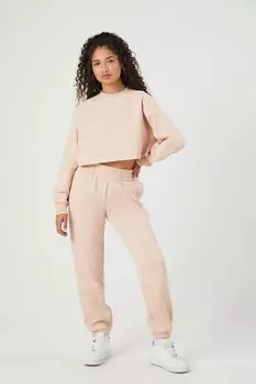 Флисовые джоггеры с манжетами Forever 21