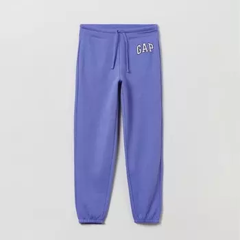 Флисовые джоггеры с вышитым логотипом Gap, лавандовый