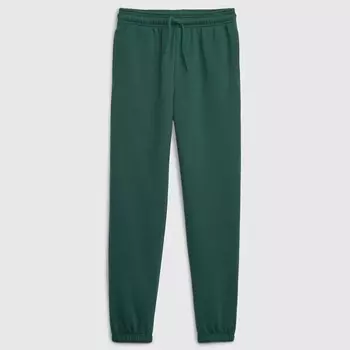 Флисовые джоггеры с завязками на шнурке Gap, зеленый