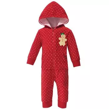 Флисовые комбинезоны, комбинезоны и комбинезоны Hudson для маленьких девочек, 2 шт., Sugar Spice Hudson Baby