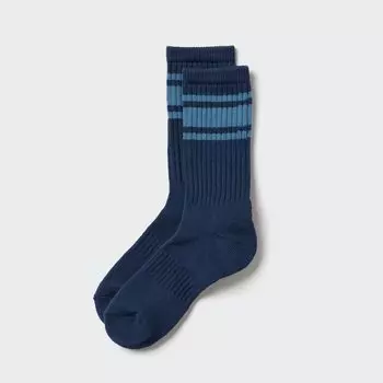 Флисовые носки UNIQLO, темно-синий