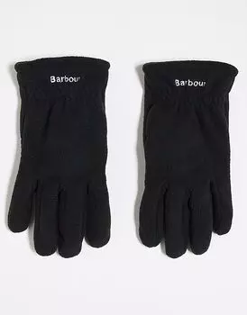 Флисовые перчатки Barbour Coalford черного цвета