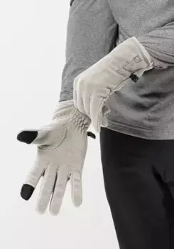 Флисовые перчатки Jack Wolfskin "REAL STUFF GLOVE", цвет Dove