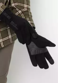 Флисовые перчатки Jack Wolfskin "WINTER WOOL GLOVE", черный