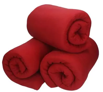 Флисовые пледы Betz Luxury MAXI 140х190 см, приятные пледы фиолетового цвета Betzshop, красный