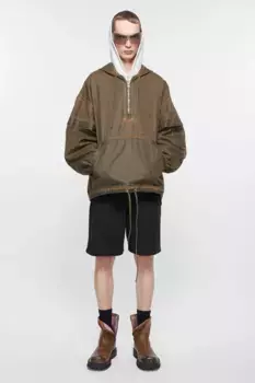 Флисовые шорты Acne Studios, черный