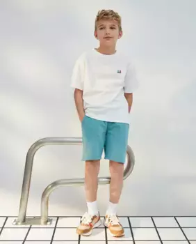 Флисовые шорты-бермуды для мальчиков Kids El Corte Ingls, зеленый