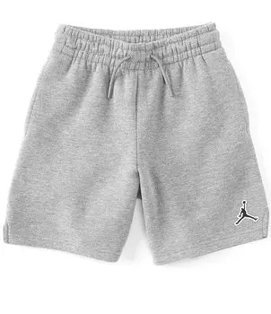 Флисовые шорты без застежки Jordan Big Boys 8-20 Jumpman, серый