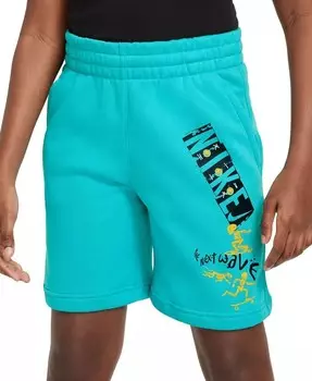 Флисовые шорты Big Kids Sportswear Club Nike, зеленый