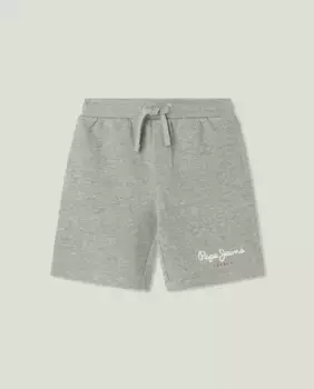 Флисовые шорты для мальчиков с эластичным поясом Pepe Jeans, серый