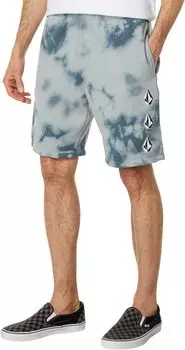 Флисовые шорты Iconic Stone Plus Volcom, цвет Slate Blue