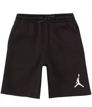 Флисовые шорты Jordan Big Boys 8–20 Jumpman Essentials, черный