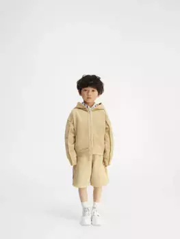 Флисовые шорты Камарг для ребенка Jacquemus, темно-бежевый