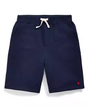 Флисовые шорты на шнурке для малышей и маленьких мальчиков Polo Ralph Lauren, синий