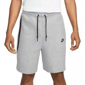 Флисовые шорты Nike Tech, цвет Dunkelgrau/Schwarz