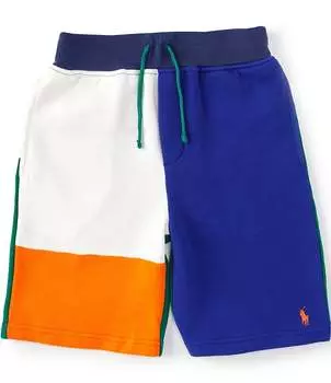 Флисовые шорты с цветными блоками Polo Ralph Lauren для больших мальчиков 8–20, мультиколор