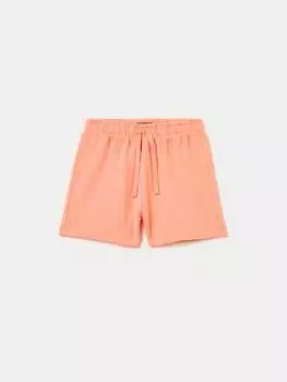 Флисовые шорты с кулиской Ovs, цвет peach orange