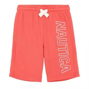 Флисовые шорты с логотипом Nautica Little Boys (4–7), цвет Cape Red