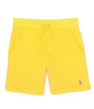 Флисовые шорты с завязками для маленьких мальчиков Polo Ralph Lauren Little Boys 2T-7, желтый
