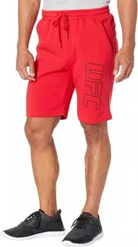Флисовые шорты UFC, красный