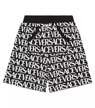 Флисовые шорты Versace, белый