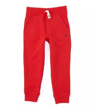 Флисовые спортивные брюки для мальчиков Polo Ralph Lauren Little Boys 2T-7, красный