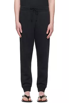 Флисовые спортивные брюки с зауженным низом Skims, цвет washed onyx