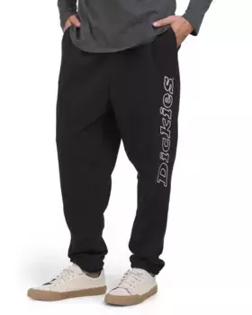 Флисовые спортивные штаны Dickies, черный