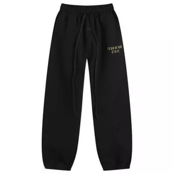 Флисовые спортивные штаны Fear Of God Essentials, черный