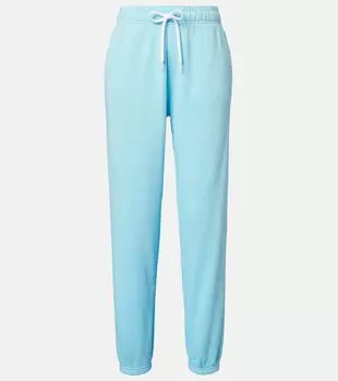 Флисовые спортивные штаны из хлопковой смеси Polo Ralph Lauren, Turquoise Nova