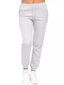 Флисовые спортивные штаны с манжетами Enzo, серый