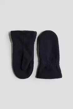 Флисовые варежки H&M, синий