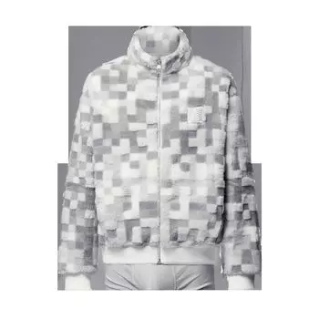 Флисовый блузон Louis Vuitton, белый