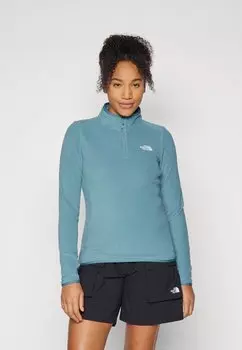 Флисовый джемпер 100 GLACIER 1/4 ZIP The North Face, синий