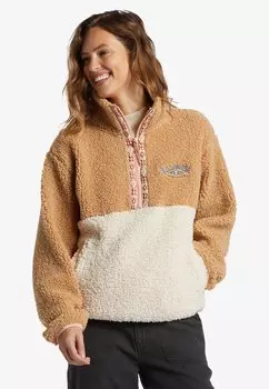 Флисовый джемпер Billabong, бежевый