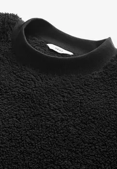 Флисовый джемпер BORG CREW NECK Next, черный