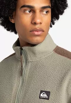 Флисовый джемпер CLEAN COAST HZ Quiksilver, темно-зеленый