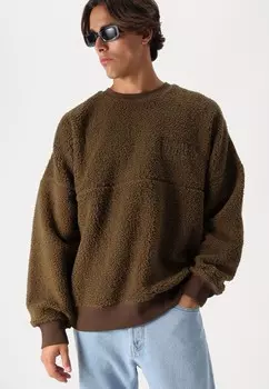 Флисовый джемпер COORDINATE Carhartt WIP, темно-коричневый