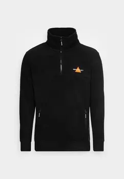 Флисовый джемпер EXPEDITION HALF ZIP UNISEX Denim Project, черный