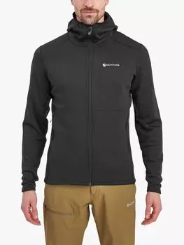 Флисовый джемпер Fury с молнией во всю длину Montane, черный